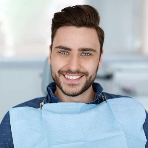 Close up of woman’s smile